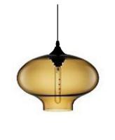 Lampe suspension en verre vintage 26cm steampunk industriel ampoule Edison retro loft